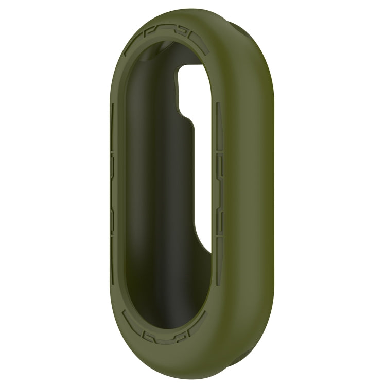 For Xiaomi Mi Band 8 Pure Color Silicone Watch Protective Case(Army Green) - Watch Cases by PMC Jewellery | Online Shopping South Africa | PMC Jewellery