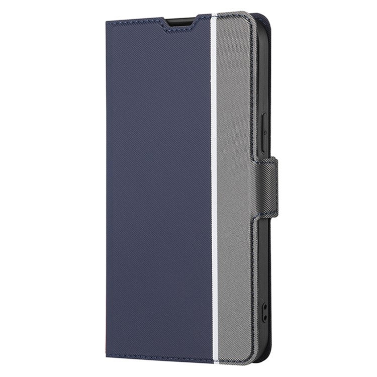 For Honor Magic6 Pro Twill Texture Side Button Leather Phone Case(Blue) - Honor Cases by PMC Jewellery | Online Shopping South Africa | PMC Jewellery | Buy Now Pay Later Mobicred