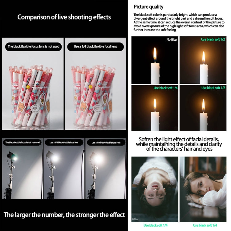 JSR Black Mist Filter Camera Lens Filter, Size:52mm(1/8 Filter) - Other Filter by JSR | Online Shopping South Africa | PMC TechLife | Buy Now Pay Later Mobicred