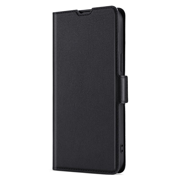 For vivo Y03 4G Ultra-thin Voltage Side Buckle Horizontal Flip Leather Phone Case(Black) - vivo Cases by PMC Jewellery | Online Shopping South Africa | PMC Jewellery | Buy Now Pay Later Mobicred
