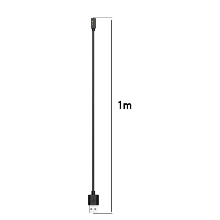 For Redmi Watch 3 Lite Smart Watch Charging Cable, Length:1m(Black) - Charger by PMC TechLife | Online Shopping South Africa | PMC TechLife | Buy Now Pay Later Mobicred