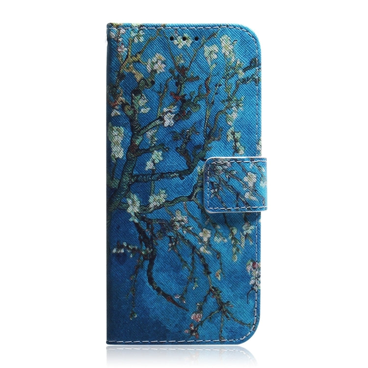 For iPhone 16 Plus Coloured Drawing Flip Leather Phone Case(Apricot) - iPhone 16 Plus Cases by PMC TechLife | Online Shopping South Africa | PMC TechLife | Buy Now Pay Later Mobicred