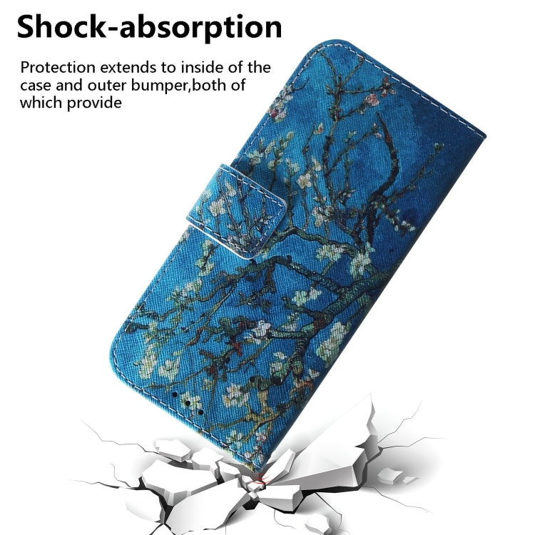 For iPhone 16 Plus Coloured Drawing Flip Leather Phone Case(Apricot) - iPhone 16 Plus Cases by PMC TechLife | Online Shopping South Africa | PMC TechLife | Buy Now Pay Later Mobicred