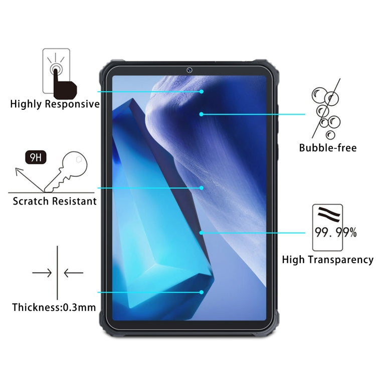 For Oukitel RT3 / RT3 Pro 2pcs 9H 0.3mm Explosion-proof Tempered Glass Film - free shipping - PMC TechLife - Order now!