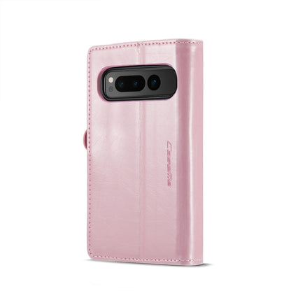 For Google Pixel Fold CaseMe 003 Crazy Horse Texture Leather Phone Case(Rose Gold) - Google Cases by CaseMe | Online Shopping South Africa | PMC Jewellery | Buy Now Pay Later Mobicred