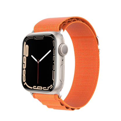 For Apple Watch SE 44mm DUX DUCIS GS Series Nylon Loop Watch Band(Orange) - Watch Bands by DUX DUCIS | Online Shopping South Africa | PMC Jewellery | Buy Now Pay Later Mobicred