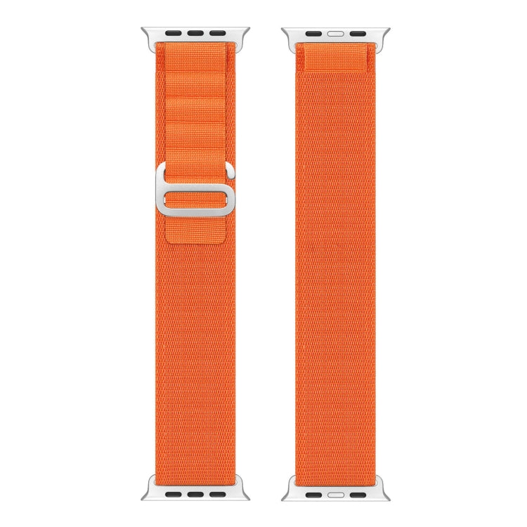 For Apple Watch SE 2023 40mm DUX DUCIS GS Series Nylon Loop Watch Band(Orange) - Watch Bands by DUX DUCIS | Online Shopping South Africa | PMC Jewellery | Buy Now Pay Later Mobicred