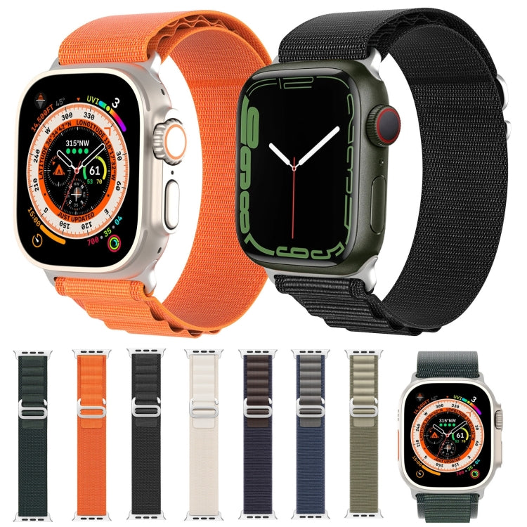 For Apple Watch Series 6 40mm DUX DUCIS GS Series Nylon Loop Watch Band(Orange) - Watch Bands by DUX DUCIS | Online Shopping South Africa | PMC Jewellery | Buy Now Pay Later Mobicred