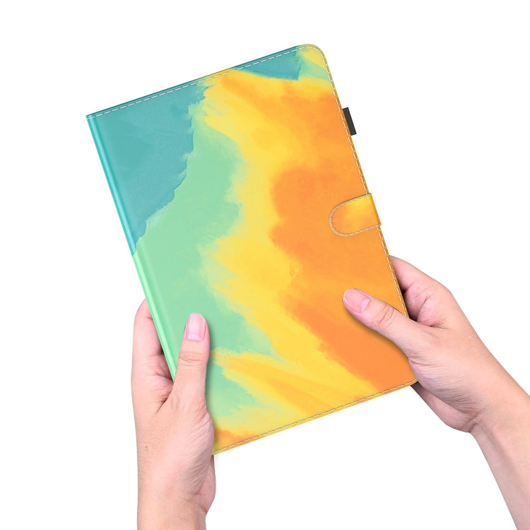 For Amazon Fire Max 11 Watercolor Pattern Flip Leather Tablet Case(Autumn Leaves) - Amazon by PMC TechLife | Online Shopping South Africa | PMC TechLife | Buy Now Pay Later Mobicred