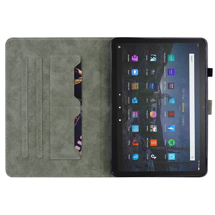 For Amazon Fire Max 11 Tiger Pattern Flip Leather Tablet Case(Brown) - free shipping - PMC TechLife - Order now!