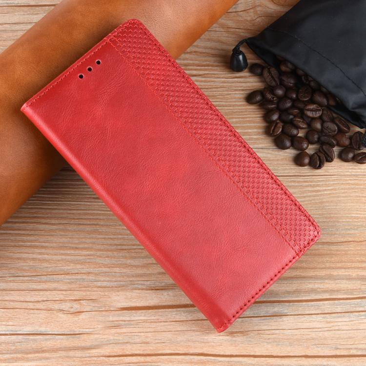 For Ulefone Note 20 Pro Magnetic Buckle Retro Texture Leather Phone Case(Red) - Ulefone Cases by PMC TechLife | Online Shopping South Africa | PMC TechLife | Buy Now Pay Later Mobicred