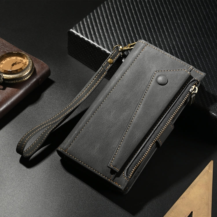For iPhone 16 Pro Max ESEBLE Retro Frosted RFID Flip Leather Phone Case(Black) - iPhone 16 Pro Max Cases by ESEBLE | Online Shopping South Africa | PMC TechLife | Buy Now Pay Later Mobicred