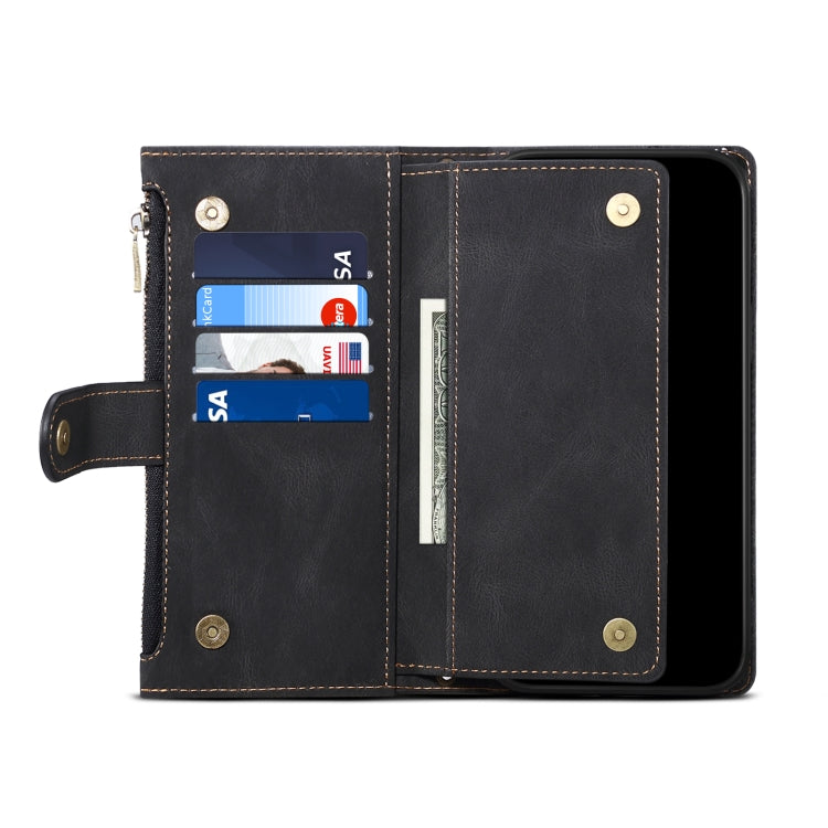 For iPhone 16 Pro ESEBLE Retro Frosted RFID Flip Leather Phone Case(Black) - iPhone 16 Pro Cases by ESEBLE | Online Shopping South Africa | PMC TechLife | Buy Now Pay Later Mobicred