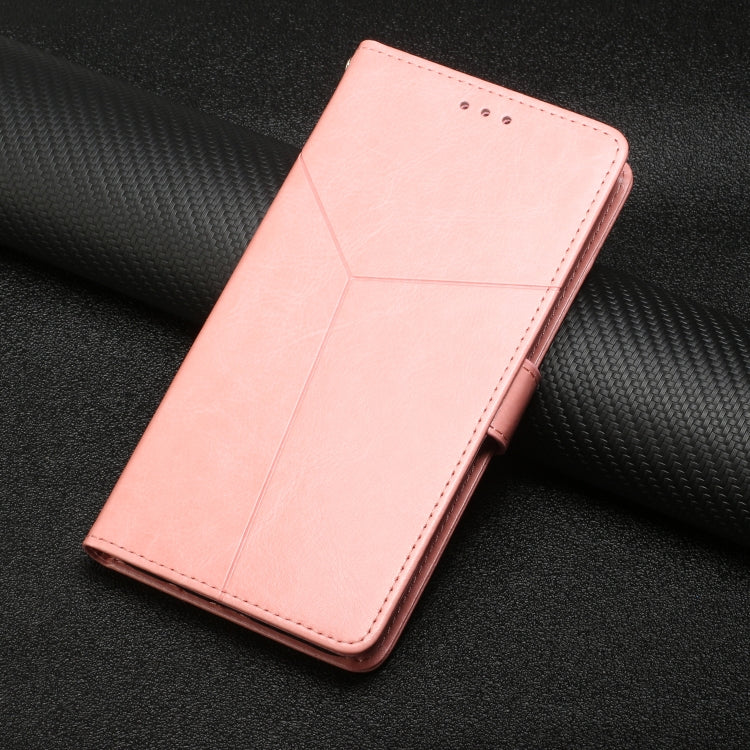 For Google Pixel 9 Y-shaped Pattern Flip Leather Phone Case(Pink) - Google Cases by PMC Jewellery | Online Shopping South Africa | PMC Jewellery | Buy Now Pay Later Mobicred