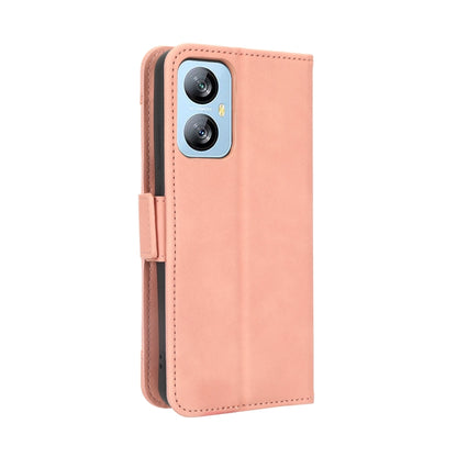 For Blackview A52 / A52 Pro Skin Feel Calf Texture Card Slots Leather Phone Case(Pink) - More Brand by PMC Jewellery | Online Shopping South Africa | PMC Jewellery