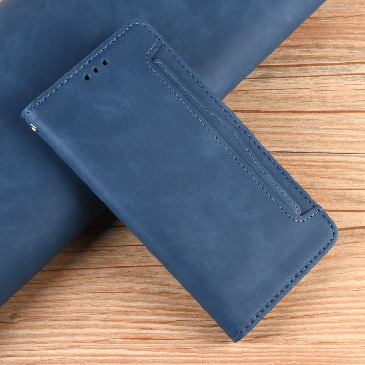 For Blackview A52 / A52 Pro Skin Feel Calf Texture Card Slots Leather Phone Case(Blue) - free shipping - PMC TechLife - Order now!