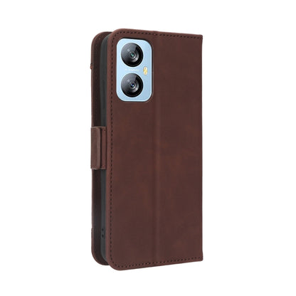 For Blackview A52 / A52 Pro Skin Feel Calf Texture Card Slots Leather Phone Case(Brown) - More Brand by PMC Jewellery | Online Shopping South Africa | PMC Jewellery