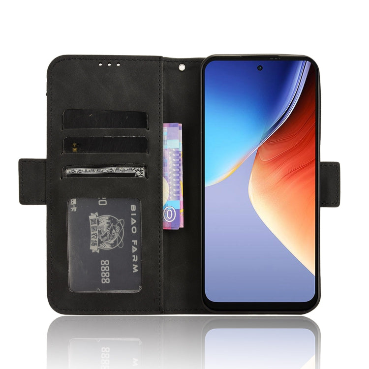 For Blackview A96 Skin Feel Calf Texture Card Slots Leather Phone Case(Black) - More Brand by PMC TechLife | Online Shopping South Africa | PMC TechLife