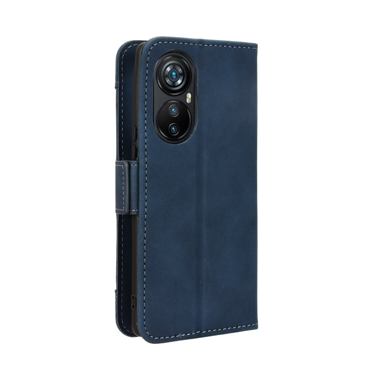 For Blackview A200 Pro Skin Feel Calf Texture Card Slots Leather Phone Case(Blue) - More Brand by PMC TechLife | Online Shopping South Africa | PMC TechLife