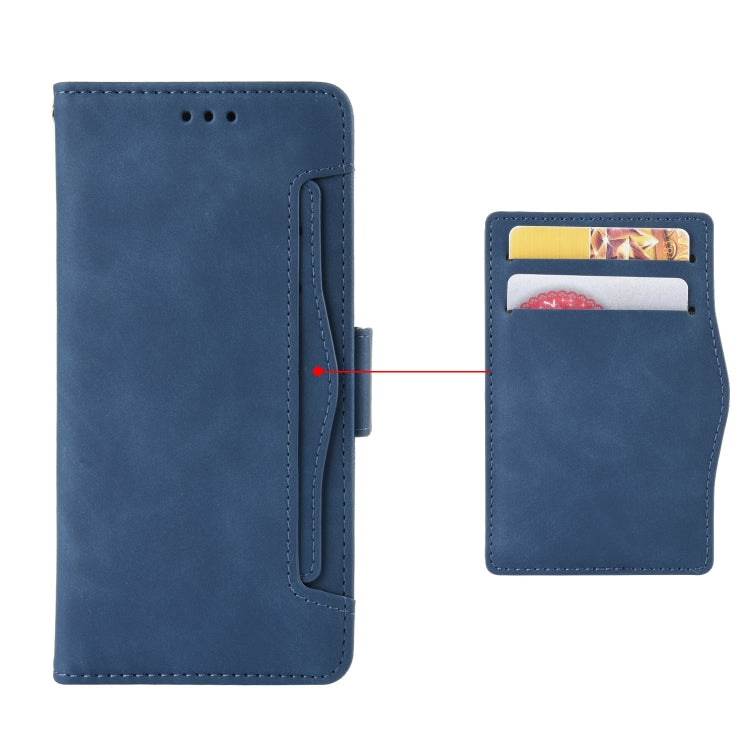 For Ulefone Note 16 Pro Skin Feel Calf Texture Card Slots Leather Phone Case(Blue) - Ulefone Cases by PMC Jewellery | Online Shopping South Africa | PMC Jewellery | Buy Now Pay Later Mobicred