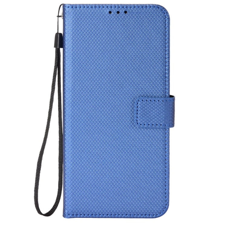 For Blackview Oscal C30 / C30 Pro Diamond Texture Leather Phone Case(Blue) - More Brand by PMC TechLife | Online Shopping South Africa | PMC TechLife | Buy Now Pay Later Mobicred
