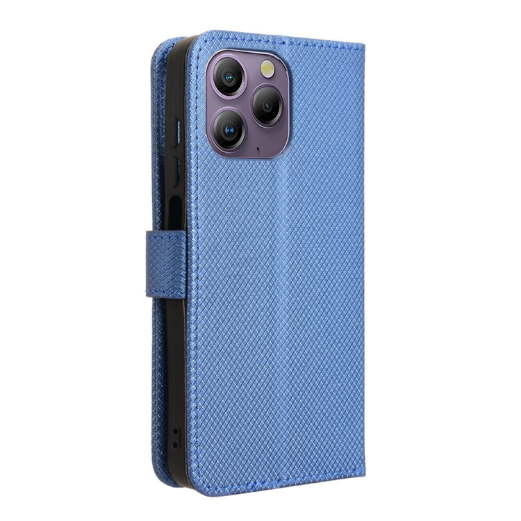 For Blackview A96 Diamond Texture Leather Phone Case(Blue) - More Brand by PMC TechLife | Online Shopping South Africa | PMC TechLife