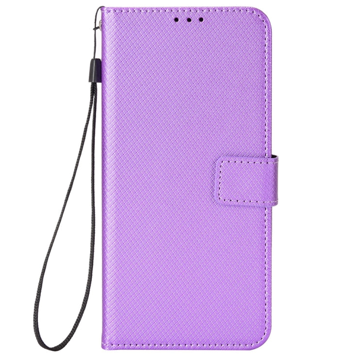 For Ulefone Note 15 Diamond Texture Leather Phone Case(Purple) - Ulefone Cases by PMC Jewellery | Online Shopping South Africa | PMC Jewellery | Buy Now Pay Later Mobicred