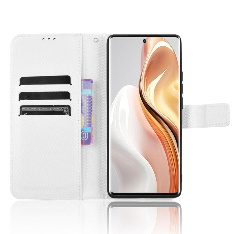 For Ulefone Note 17 Pro Diamond Texture Leather Phone Case(White) - Ulefone Cases by PMC Jewellery | Online Shopping South Africa | PMC Jewellery | Buy Now Pay Later Mobicred