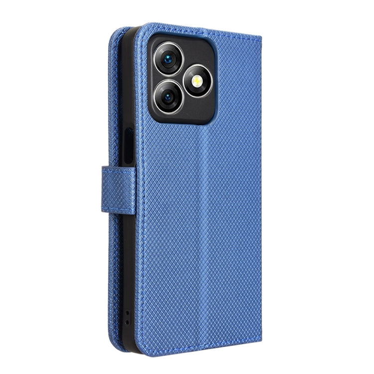 For Ulefone Note 18 Ultra Diamond Texture Leather Phone Case(Blue) - Ulefone Cases by PMC Jewellery | Online Shopping South Africa | PMC Jewellery | Buy Now Pay Later Mobicred