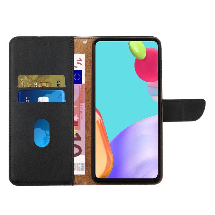For Google Pixel 8 Pro HT02 Genuine Leather Fingerprint-proof Flip Phone Case(Black) - Google Cases by PMC TechLife | Online Shopping South Africa | PMC TechLife | Buy Now Pay Later Mobicred