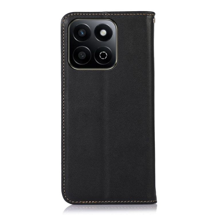For Honor Play 60 Plus / 200 Smart KHAZNEH Nappa Top Layer Cowhide Leather Phone Case(Black) - Honor Cases by PMC TechLife | Online Shopping South Africa | PMC TechLife | Buy Now Pay Later Mobicred