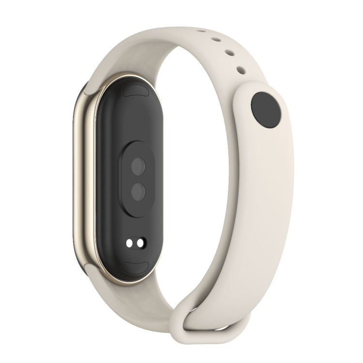 For Xiaomi Smart Band 10 / 9 / 8 Mijobs Solid Color Silicone Watch Band(Grey) - free shipping - PMC TechLife - Order now!