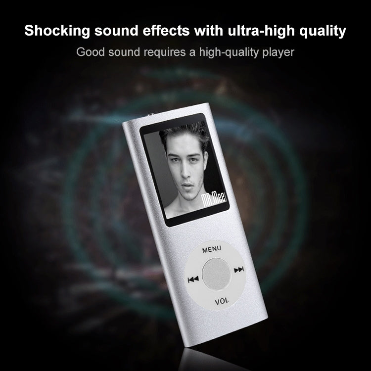 1.8 inch TFT Screen Metal MP4 Player With 8G TF Card+Earphone+Cable(Red) - free shipping - PMC Jewellery - Order now!