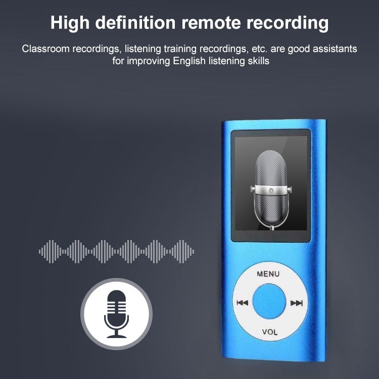1.8 inch TFT Screen Metal MP4 Player With 8G TF Card+Earphone+Cable(Red) - free shipping - PMC Jewellery - Order now!
