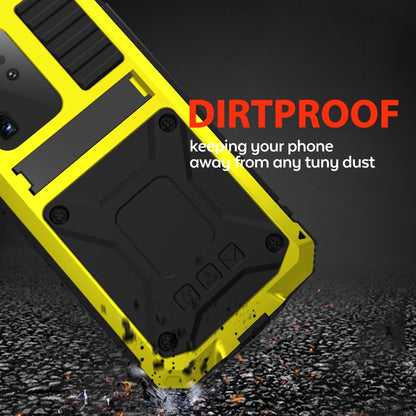 For Samsung Galaxy S20 Plus R-JUST Waterproof Shockproof Dustproof Metal + Silicone Protective Case(Yellow) - Galaxy Phone Cases by R-JUST | Online Shopping South Africa | PMC Jewellery