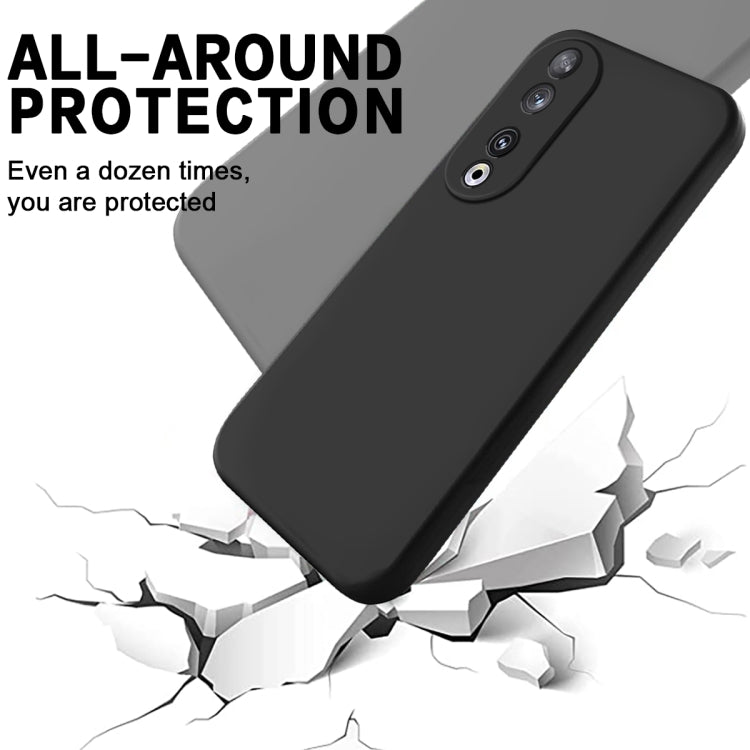 For Honor 90 Solid Color Liquid Silicone Dropproof Full Coverage Phone Case(Black) - free shipping - PMC TechLife - Order now!