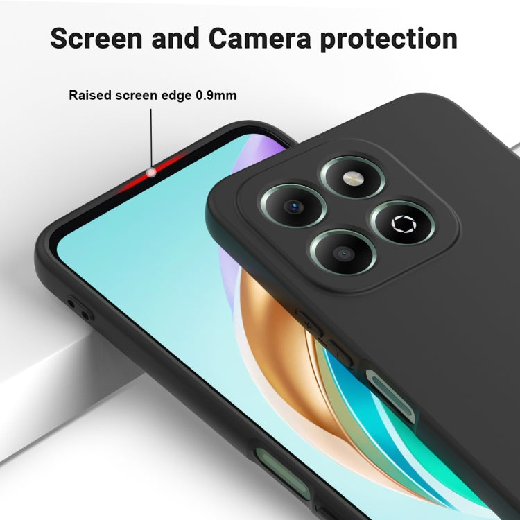 For Honor X6b 4G Solid Color Liquid Silicone Dropproof Full Coverage Phone Case(Black) - free shipping - PMC TechLife - Order now!