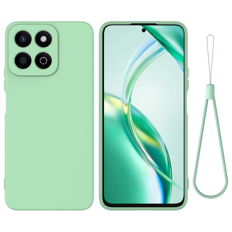 For Honor 200 Smart Solid Color Liquid Silicone Dropproof Full Coverage Phone Case(Green) - free shipping - PMC TechLife - Order now!