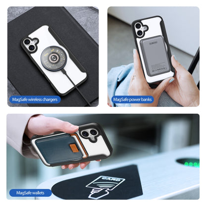 For iPhone 16 DUX DUCIS Skin X Pro Series Magsafe PC + TPU Phone Leather Case(Black) - iPhone 16 Cases by DUX DUCIS | Online Shopping South Africa | PMC Jewellery | Buy Now Pay Later Mobicred