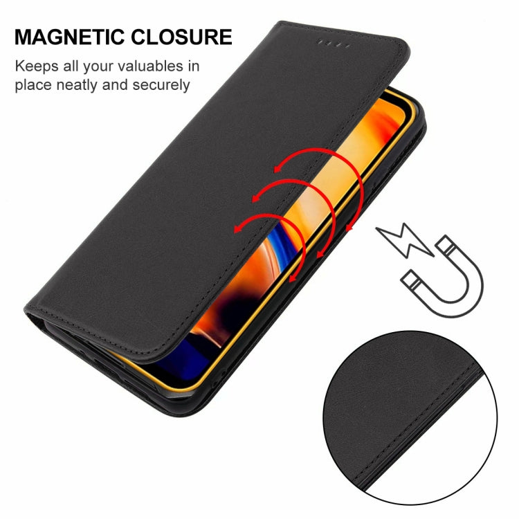 For Ulefone Armor X13 Magnetic Closure Leather Phone Case(Black) - Ulefone Cases by PMC Jewellery | Online Shopping South Africa | PMC Jewellery | Buy Now Pay Later Mobicred