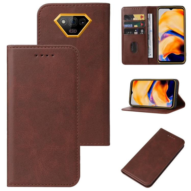 For Ulefone Armor X13 Magnetic Closure Leather Phone Case(Brown) - Ulefone Cases by PMC Jewellery | Online Shopping South Africa | PMC Jewellery | Buy Now Pay Later Mobicred