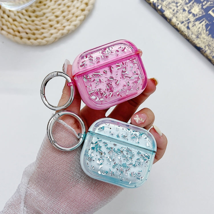 For AirPods Pro 2 Silver Foil Epoxy Bluetooth Earphone Protective Case(Green) - free shipping - PMC Jewellery - Order now!