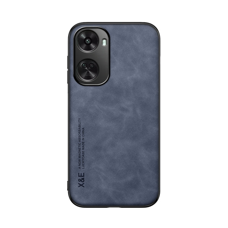 For Huawei nova 11 SE Skin Feel Magnetic Leather Back Phone Case(Blue) - free shipping - PMC TechLife - Order now!