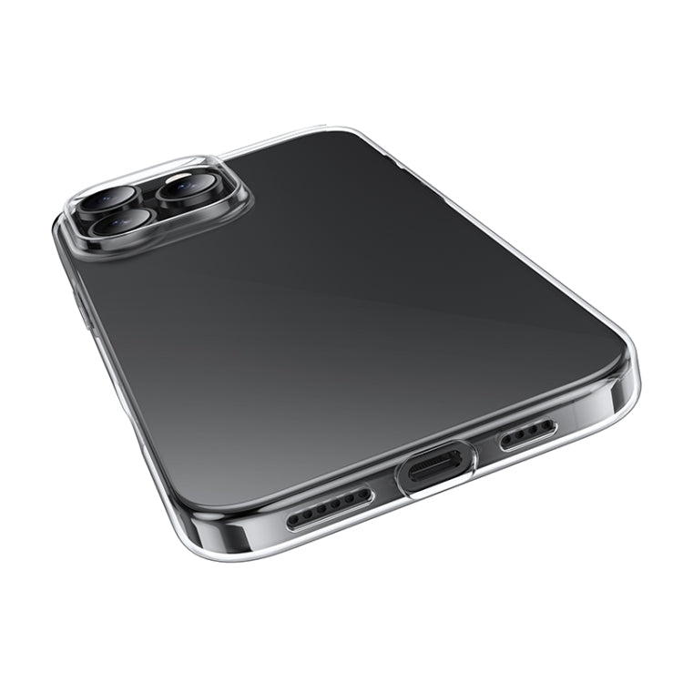 For iPhone 16 Pro Max hoco Light Series Soft TPU Phone Case(Transparent) - iPhone 16 Pro Max Cases by hoco | Online Shopping South Africa | PMC Jewellery | Buy Now Pay Later Mobicred