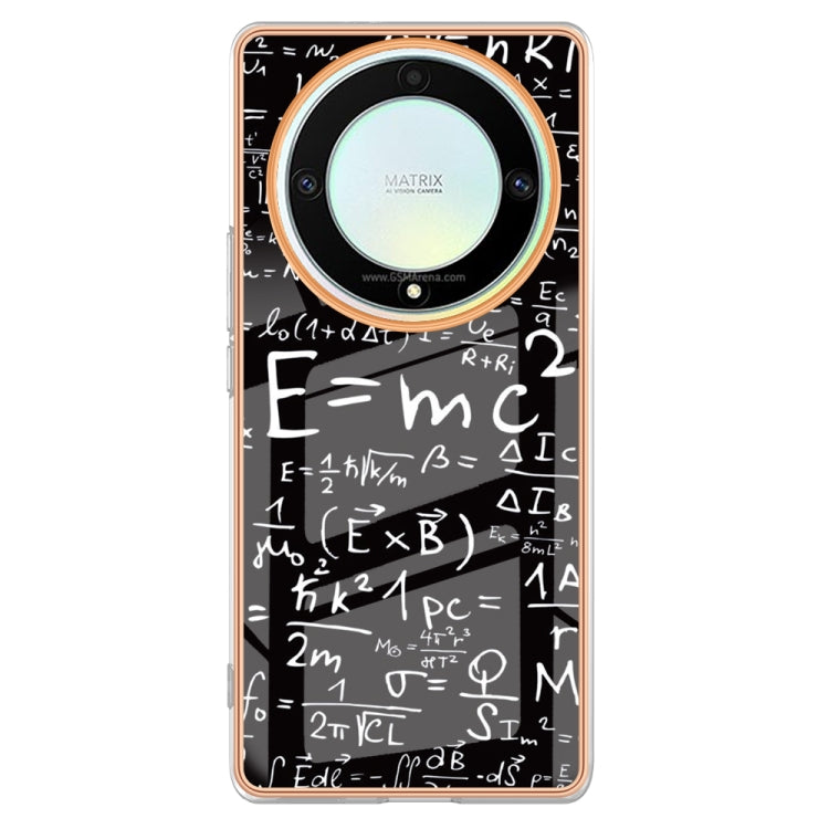 For Honor X9a / Magic5 Lite Electroplating Marble Dual-side IMD Phone Case(Equation) - Honor Cases by PMC TechLife | Online Shopping South Africa | PMC TechLife | Buy Now Pay Later Mobicred