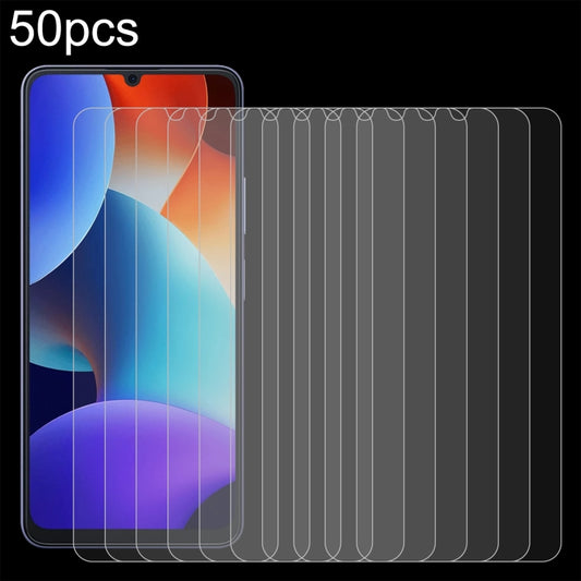 For Blackview COLOR 8 50pcs 0.26mm 9H 2.5D Tempered Glass Film - For Blackview by PMC Jewellery | Online Shopping South Africa | PMC Jewellery