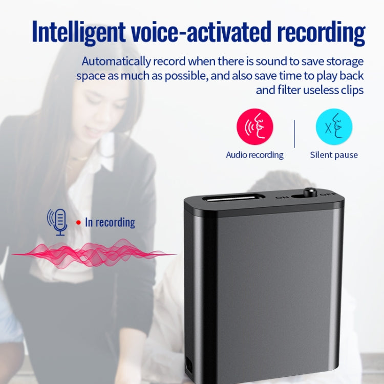 JNN Q8 Portable HD Noise Reduction Smart Voice Recorder, Memory:8GB - Recording Pen by JNN | Online Shopping South Africa | PMC Jewellery | Buy Now Pay Later Mobicred