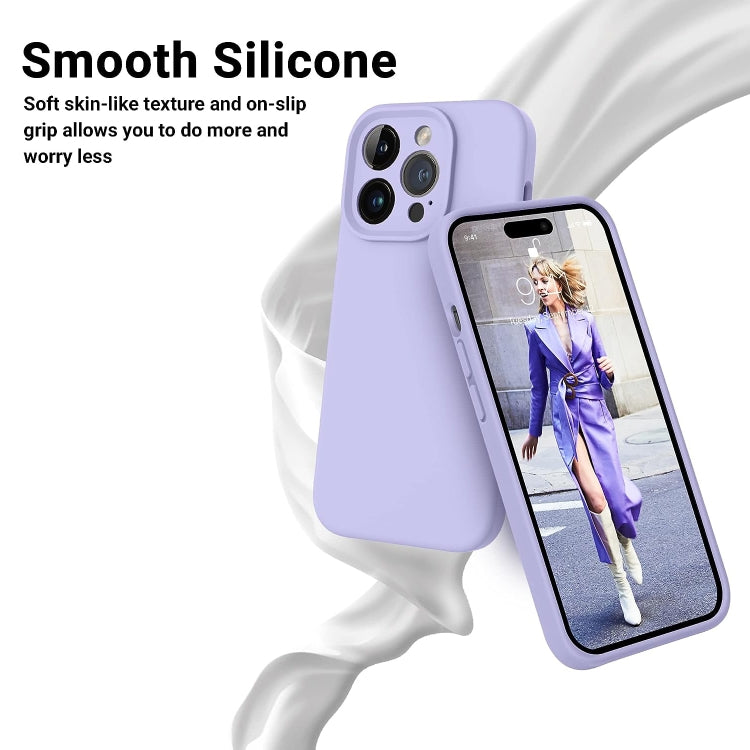 For iPhone 14 Pro LK MagSafe Magnetic Silicone Phone Case(Purple) - iPhone 14 Pro Cases by PMC Jewellery | Online Shopping South Africa | PMC Jewellery