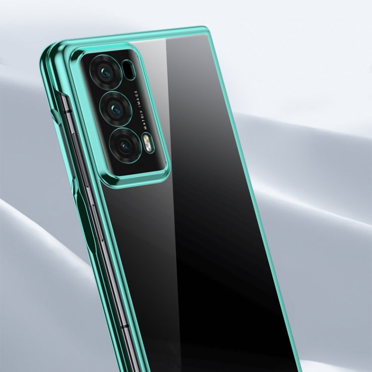 For Honor Magic V2 Ultra-thin Plating PC Phone Case(Green) - Honor Cases by PMC TechLife | Online Shopping South Africa | PMC TechLife | Buy Now Pay Later Mobicred
