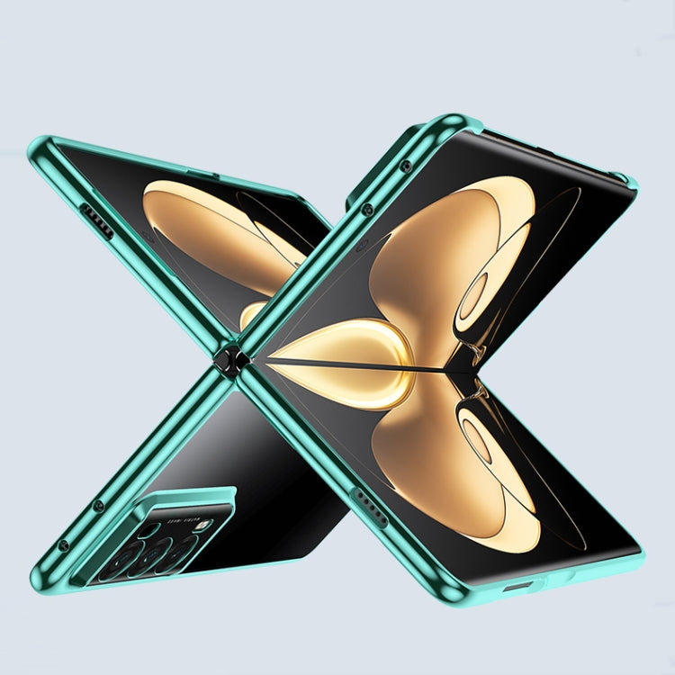 For Honor Magic V2 Ultra-thin Plating PC Phone Case(Green) - Honor Cases by PMC TechLife | Online Shopping South Africa | PMC TechLife | Buy Now Pay Later Mobicred